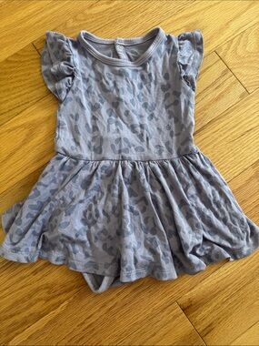 Kyte Baby Taro Leopard Bodysuit Twirl Dress